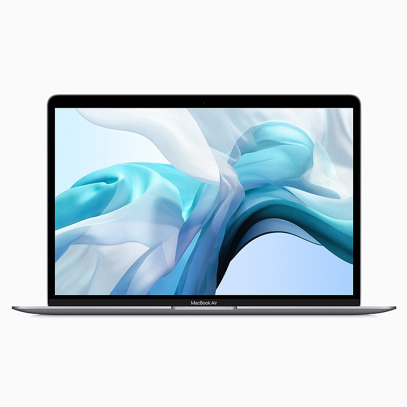 
Apple Macbook Air, shown above, and the entry-level 13-inch Macbook Pro have received updates, including a True Tone Retina display for a more natural viewing experience. 

