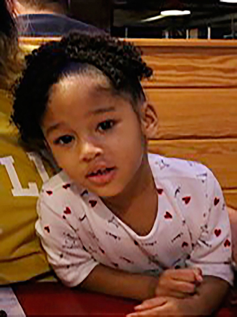 Four-year-old Maleah Davis, whose remains were found May 31 at Exit 18 off Interstate 30 near Hope, Ark., is seen. A grand jury has indicted a 27-year-old man, the boyfriend of Maleah's aunt, on a charge of tampering with her body. (Houston Police Department via AP, File)
