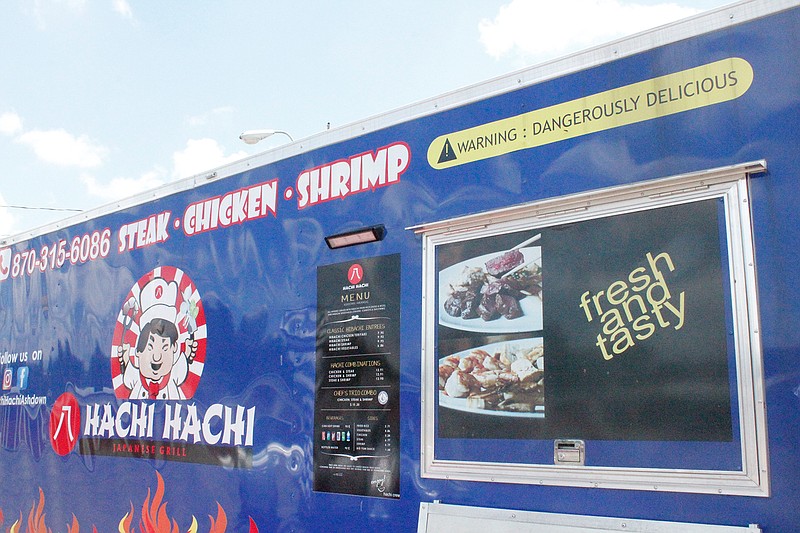 Hachi Hachi of Ashdown, Ark., a food truck, offers Japanese-style grilling in Ashdown, Ark.