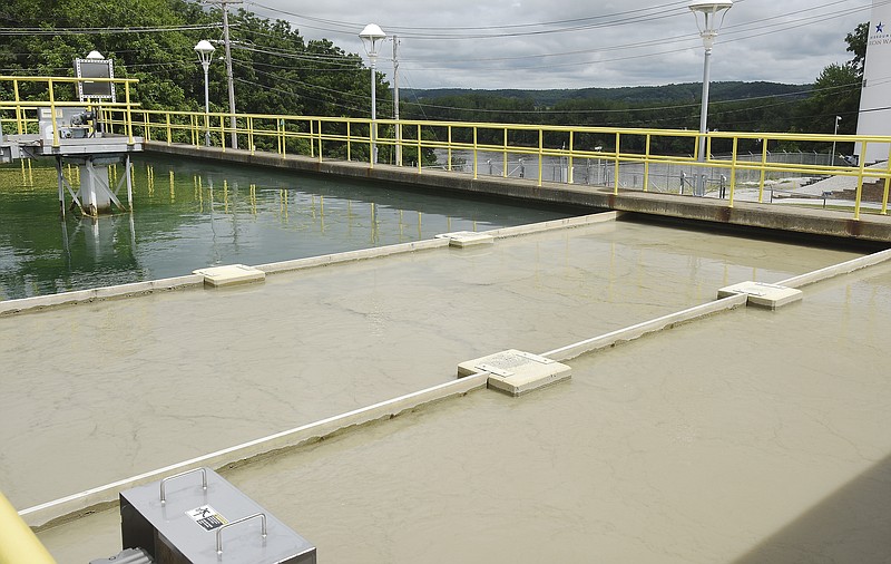 Missouri American Water's Jefferson City water treatment facility, on average, treats between 3.5 to 5 million gallons of water per day for residents and businesses to be able to turn a faucet handle and clean, safe water pour from it. (Julie Smith/News Tribune File Photo July 2019)