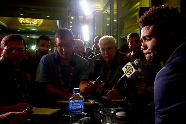 Missouri quarterback Kelly Bryant was a center of media attention last month at SEC Media Days in Hoover, Ala.