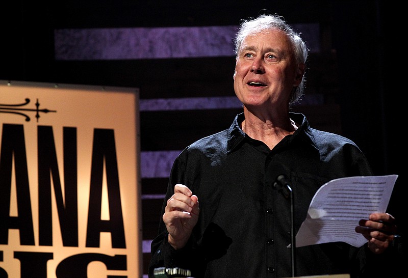 Bruce Hornsby speaks onstage at the Americana Honors & Awards 2016 at Ryman Auditorium on September 21, 2016 in Nashville, Tennessee. at Ryman Auditorium on September 21, 2016 in Nashville, Tennessee.  (Photo by Terry Wyatt/Getty Images for Americana Music/TNS)