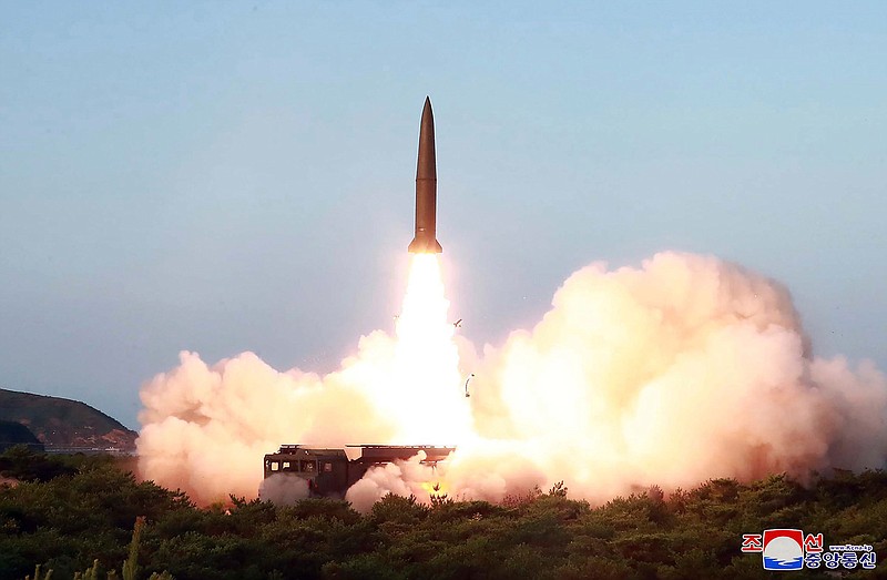 This July 25, 2019, file photo provided by the North Korean government shows a test of a missile launch in North Korea. North Korea on Friday, Aug. 9, 2019 said that its rubber-stamp parliament will hold its second meeting of the year on Aug. 29. It follows weeks of intensified North Korean weapons tests and belligerent statements over U.S.-South Korea military exercises and the slow pace of nuclear negotiations with the United States.Independent journalists were not given access to cover the event depicted in this image distributed by the North Korean government. The content of this image is as provided and cannot be independently verified. Korean language watermark on image as provided by source reads: "KCNA" which is the abbreviation for Korean Central News Agency. (Korean Central News Agency/Korea News Service via AP, File)