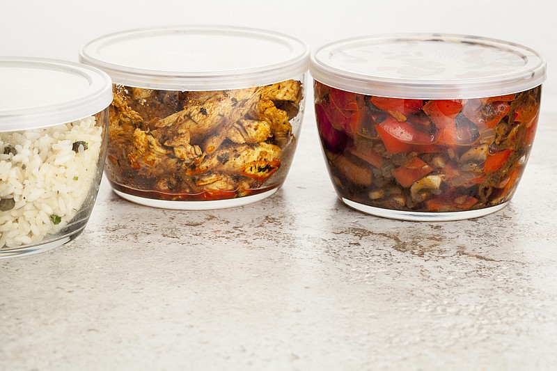 Glass containers can help you keep an eye on leftovers while they're hanging out in the fridge. (Dreamstime/TNS) 