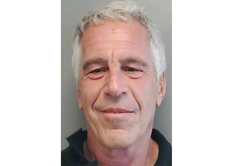 FILE - This July 25, 2013, file image provided by the Florida Department of Law Enforcement shows financier Jeffrey Epstein. Officials say the FBI and U.S. Inspector General's office will investigate how Epstein died in an apparent suicide, while the probe into sexual abuse allegations against the well-connected financier remains ongoing. A person familiar with the matter says Epstein, accused of orchestrating a sex-trafficking ring and sexually abusing dozens of underage girls, had been taken off suicide watch before he killed himself Saturday, Aug. 10, 2019, in a New York jail. (Florida Department of Law Enforcement via AP, File)