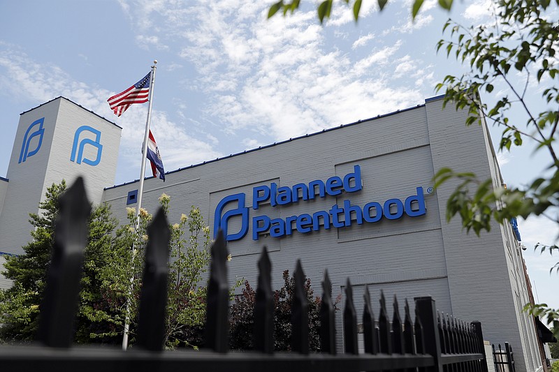 FILE- In this June 4, 2019, file photo, a Planned Parenthood clinic is photographed in St. Louis. (AP Photo/Jeff Roberson, File)