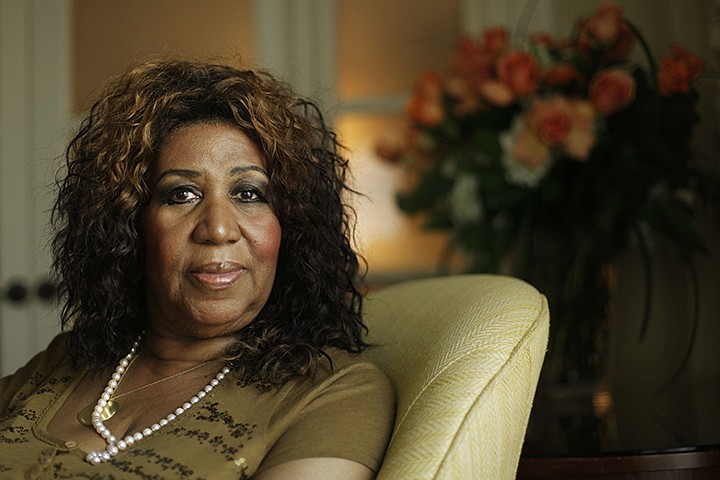 This July 26, 2010 file photo shows performer Aretha Franklin in Philadelphia. As the anniversary of her death approaches, two of her doctors tell The Associated Press that the Queen of Soul handled the diagnosis and treatment with grace  and the grit to keep performing for years with a rare type of cancer.  Franklin, who died in Detroit on Aug. 16, 2018, at 76, had pancreatic neuroendocrine cancer. (AP Photo/Matt Rourke, File)