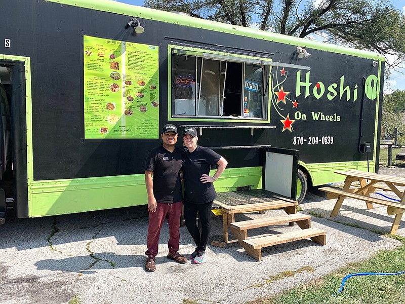 Hoshi on Wheels opened Monday in Fulton, bringing sushi and Japanese Hibachi to the local food scene. Owners Tiar and Julie Bongkar bring the truck from Harrison, Arkansas, to fill the Japanese food vacuum in Fulton.