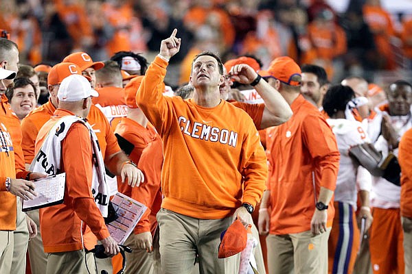 College Football's Friendly Face: Tigers' Swinney Out Front 