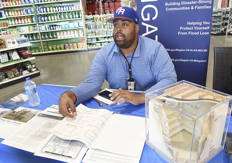 Yuzzeff Henderson, a Community Education and Outreach specialist from FEMA's Hazard Mitigation response team, will be in Jefferson City at Lowe's and Menard's to offer assistance, information and advice on how to recover from and prepare for future disasters.