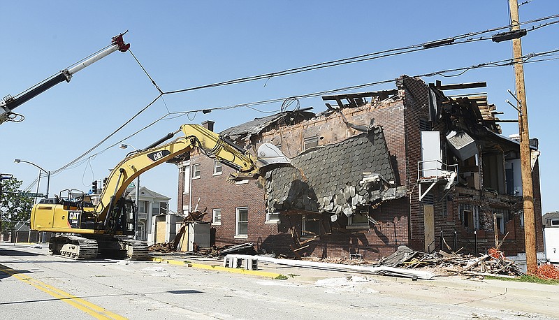 Demolition began Wednesday, Sept. 4, 2019, at Avenue HQ and the Avenue HQ business office, located at 621 and 623 E. Capitol Ave. respectively.