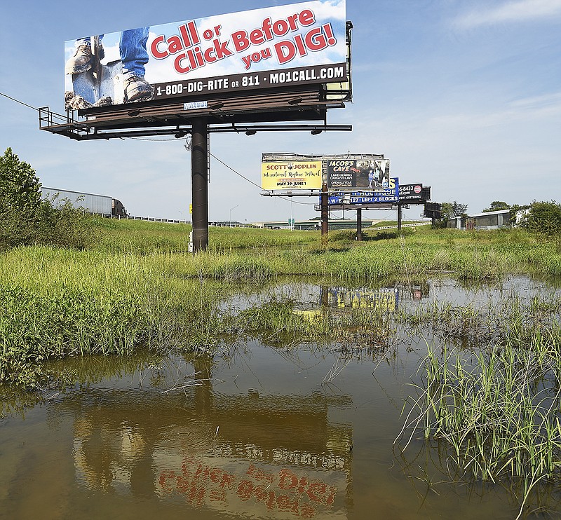 The saturated ground and occasional rain is preventing water from drying up in several spots in north Jefferson City, with some of the areas being considerably sized. City officials have been monitoring the water levels and are currently not reporting any issues with the stagnant water. They have proactively been spraying to prevent a mosquito infestation. 