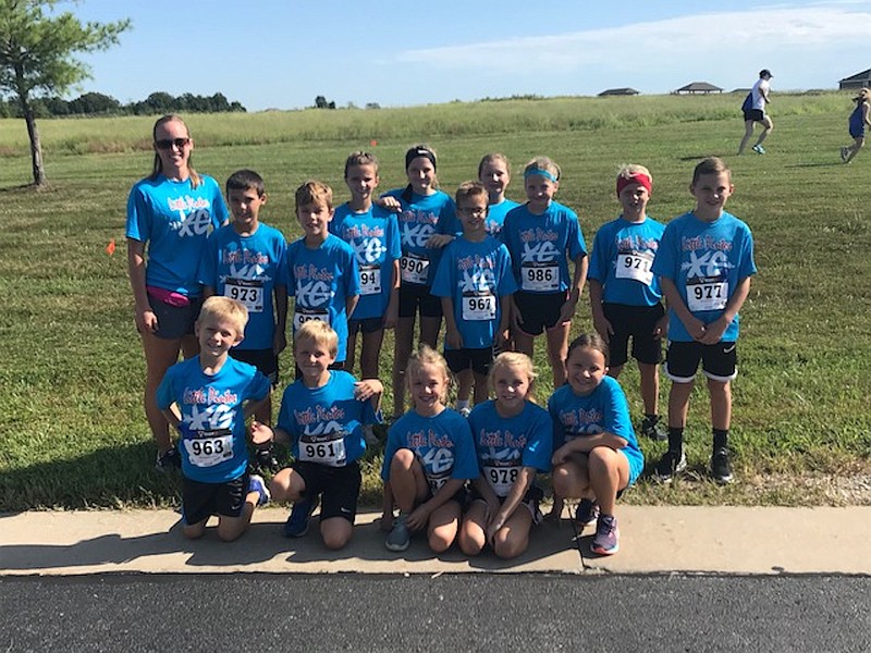 <p>Photo courtesy of Danielle Lebel</p><p>The California Little Pintos cross country team ran at its first meet Sept. 7 in Columbia.</p>