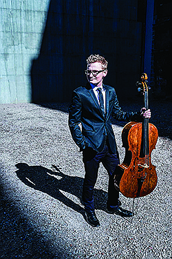 Cellist Alex Hersh, 2019 winner of the National Federation of Music Clubs Young Artist Competition in Strings.