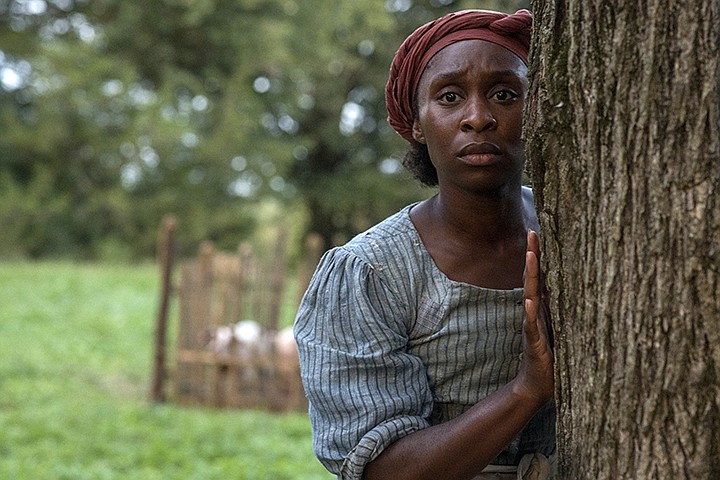This image released by Focus Features shows Cynthia Erivo as Harriet Tubman in a scene from "Harriet," a film that will be featured during the Toronto Film Festival. (Glen Wilson/Focus Features via AP)