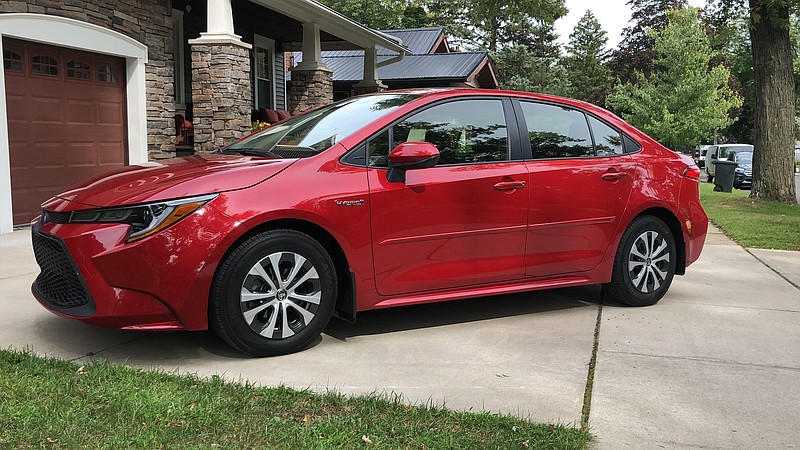 2020 Toyota Corolla hybrid prices start at $23,100. (Mark Phelan/Detroit Free Press/TNS)