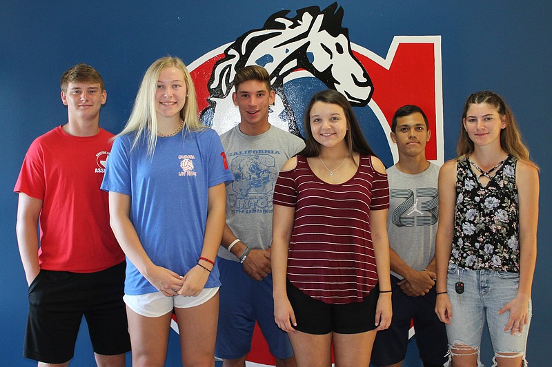 <p>Submitted photo</p><p>This year’s Homecoming queen and king candidates are as follows: from left, Spencer Messerli, Paige Lamm, Clayton Winkler, Hailey Schepers, Brandon Feltrop and Katie Adams.</p>