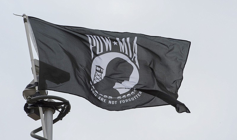 Senior Airman Jordyn Fetter took this picture of the POW/MIA flag flying at Joint Base Andrews.