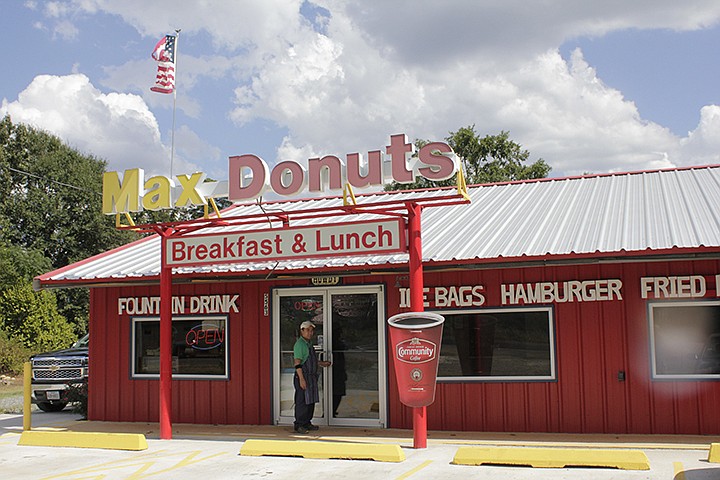 Max Donuts is on U.S. Highway 59, across from the Rock School, in Liberty-Eylau in Texarkana, Texas. Staff photo by Junius Stone
