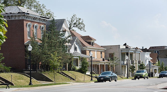 These buildings in the 500 block of East Capitol Avenue are included in the East Capitol Avenue Historic District of which several are listed on Places in Peril. These properties are considered to be in blighted condition and in need of saving.