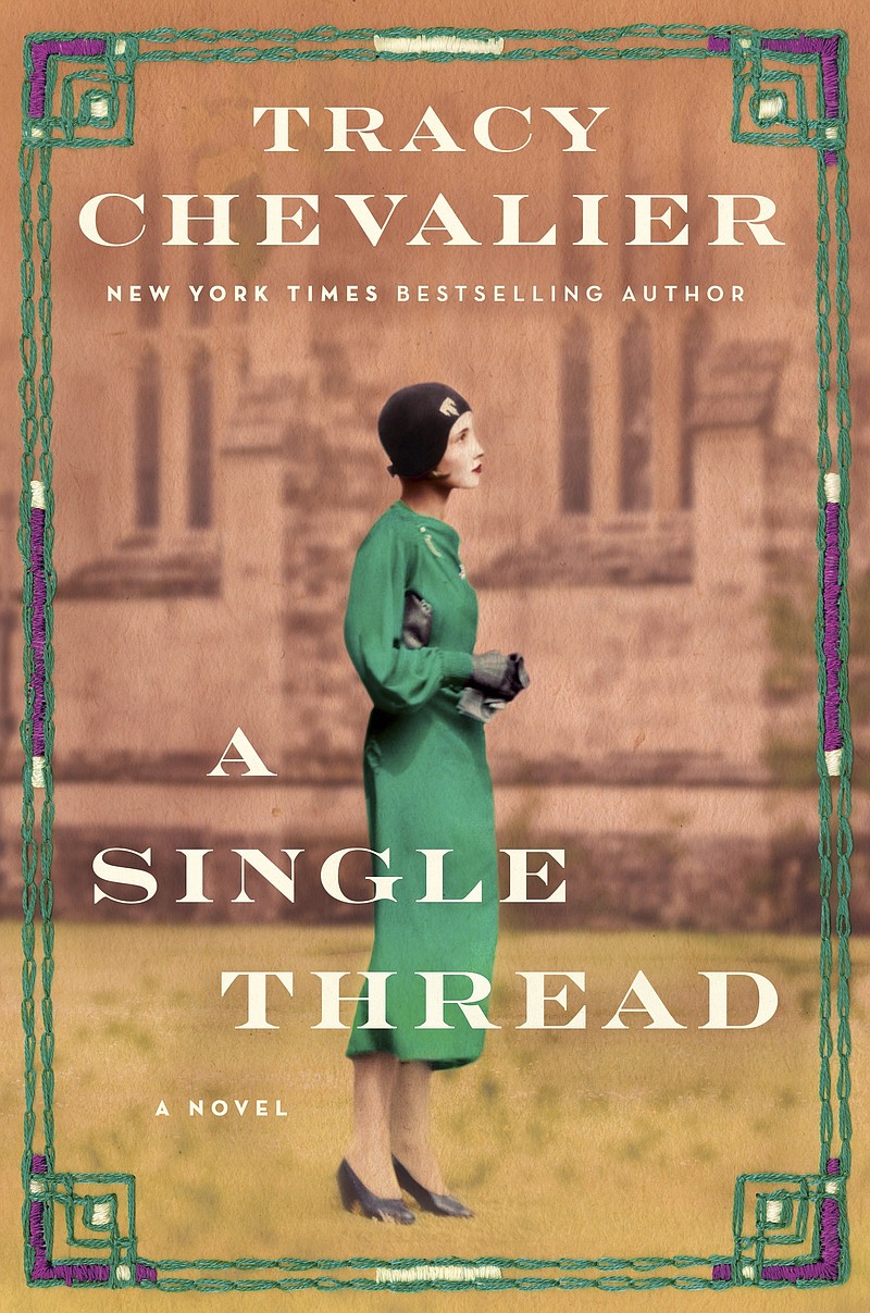 This cover image released by Viking shows "A Singer Thread," a novel by Tracy Chevalier. (Viking via AP)