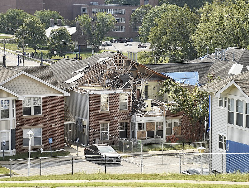News Tribune File Photo: Several of the units at Capital City Apartments, owned by the Jefferson City Housing Authority, sustained damage in the May 2019 tornado.