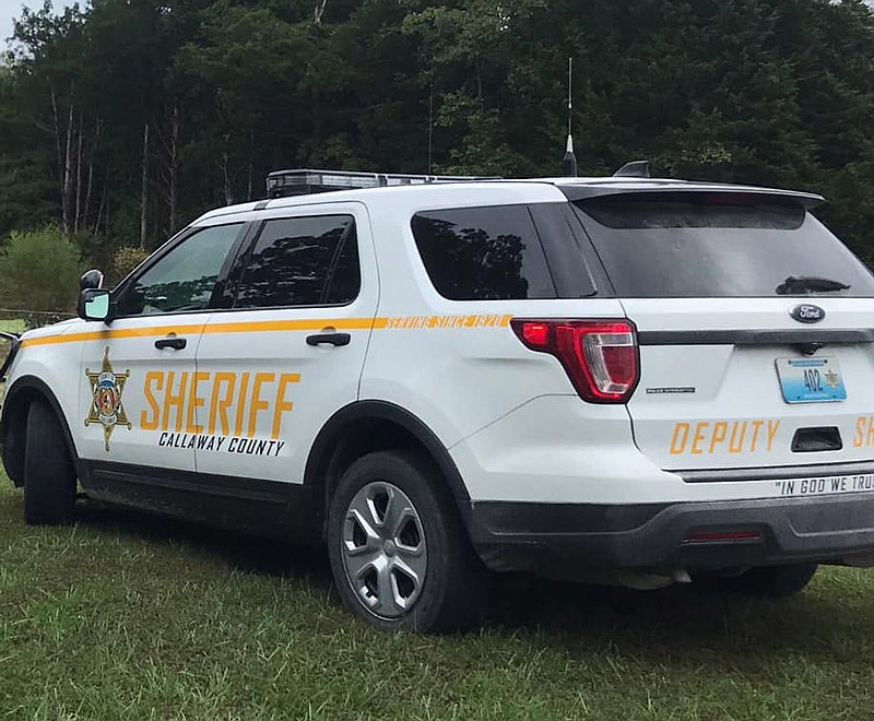 A deputy sheriff's car from the Callaway County Sheriff's Office.