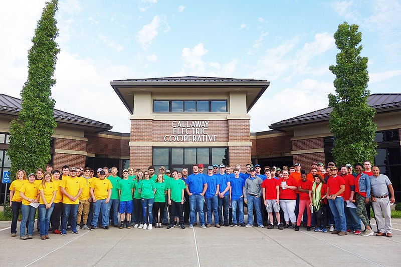 Students from each of Callaway County's high schools, along with a group from Youth 180, toured several local businesses as part of National Manufacturing Day in 2018. A group will venture out on a similar tour Friday.

