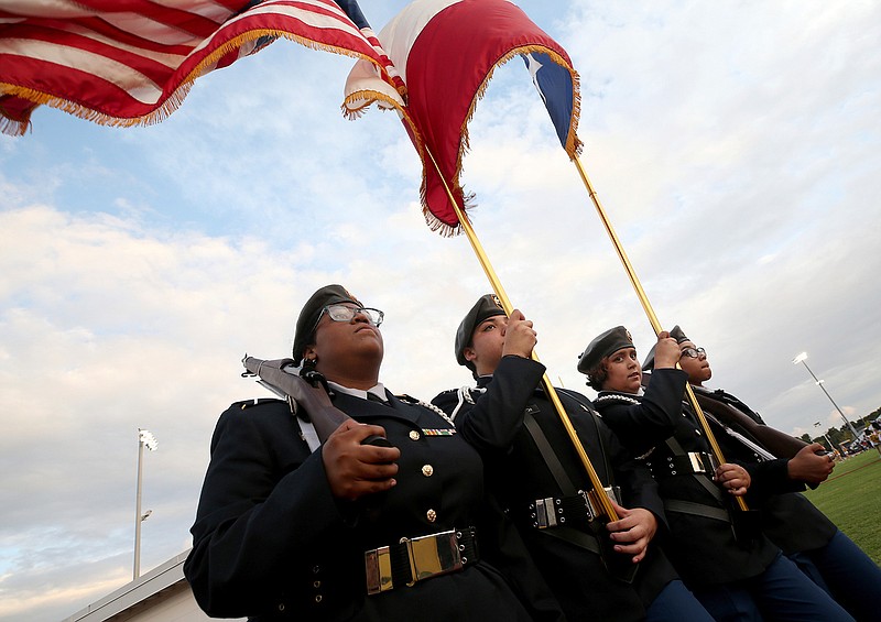 Blind student, 18, in Galveston is proud color guard member Texarkana