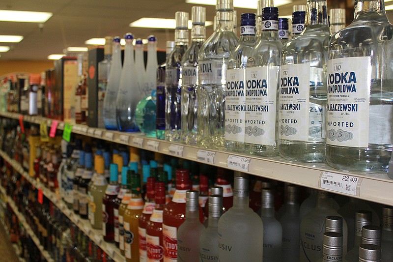 A slice of the vodka section at the Party Factory on State Line. Whatever your preferences or cocktail mix, there is a vodka to fill your glass.