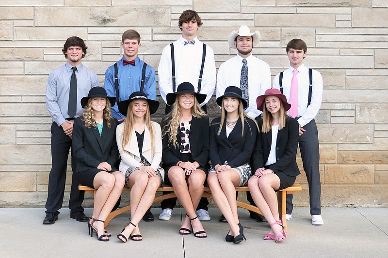<p>Submitted photo</p><p>The 2019 Blair Oaks High School Homecoming court includes, back from left, Riley Lentz, Kyler Griep, Eric Northweather, Adam Dyer and Caleb Meeks, and, front from left, Natalie Otto, Page Lemongelli, Kaitlyn Kolb, Tori Martin and Paige Henry.</p>
