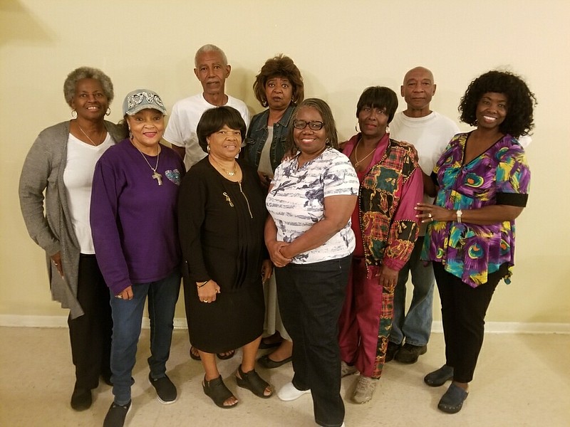 The Booker T. Washington Class of 1969 will celebrate their 50th reunion this week with several events. Reunion committee members include, front row from left, Virgie Leaks Blevins, Rosie Atkins Tyous, Shirley Elijah McLemore, Margaret Foster, Bertha Nash Walker; back row from left, Shermish V. Gordon Lewis, Ray C. Bursey, Lorane Pree Jones, Marvin Woods, (not pictured) Susie Winfield Mayberry, Mary Towers Stuart, John White, Carl Caldwell and Lem Ross. (Submitted photo)
