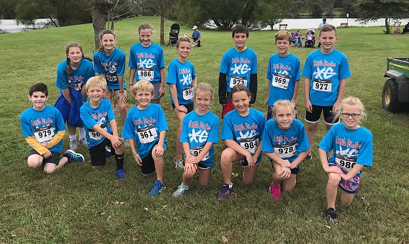 <p>Photo courtesy of Danielle Lebel:</p><p>The Little Pintos cross country team competed at a meet Oct. 5 in Sedalia.</p>