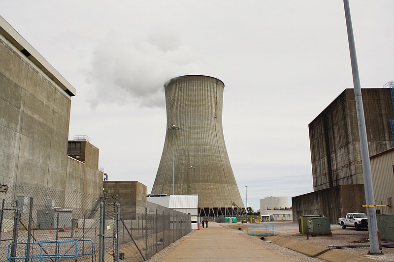 Pictured is the cooling tower at the Callaway Energy Center located in Reform. The nuclear power plant finished its 2020 calendar and will be mailing it to all residents in the 10-mile emergency planning zone over the next two months.