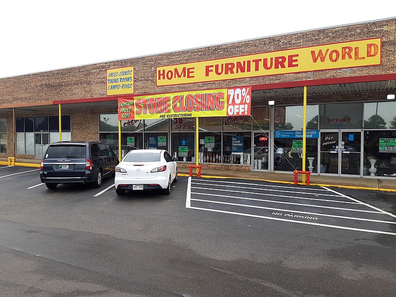 Home Furniture World is clearing out some merchandise to make way for an interior redesign.

