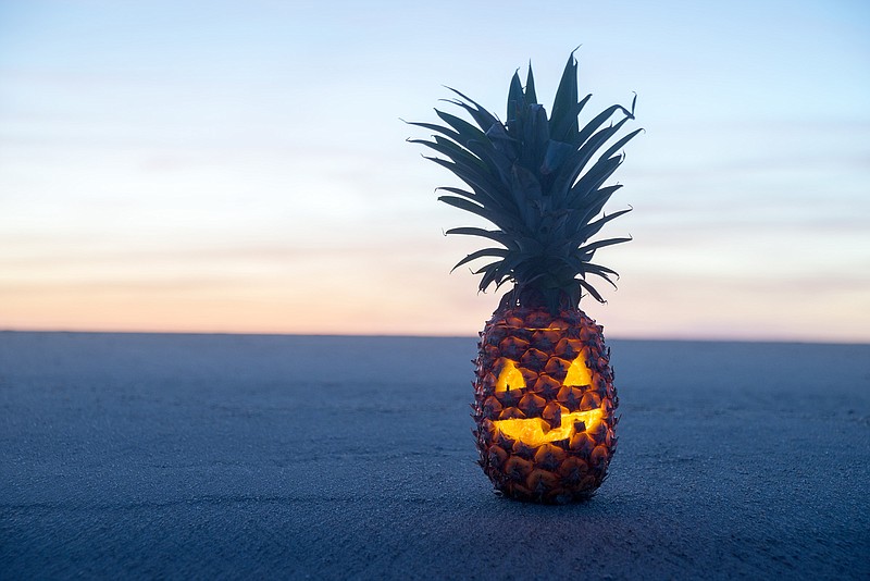 Put a tropical twist on the jack-o-lantern by carving a pineapple. (KonArt/Dreamstime/TNS)