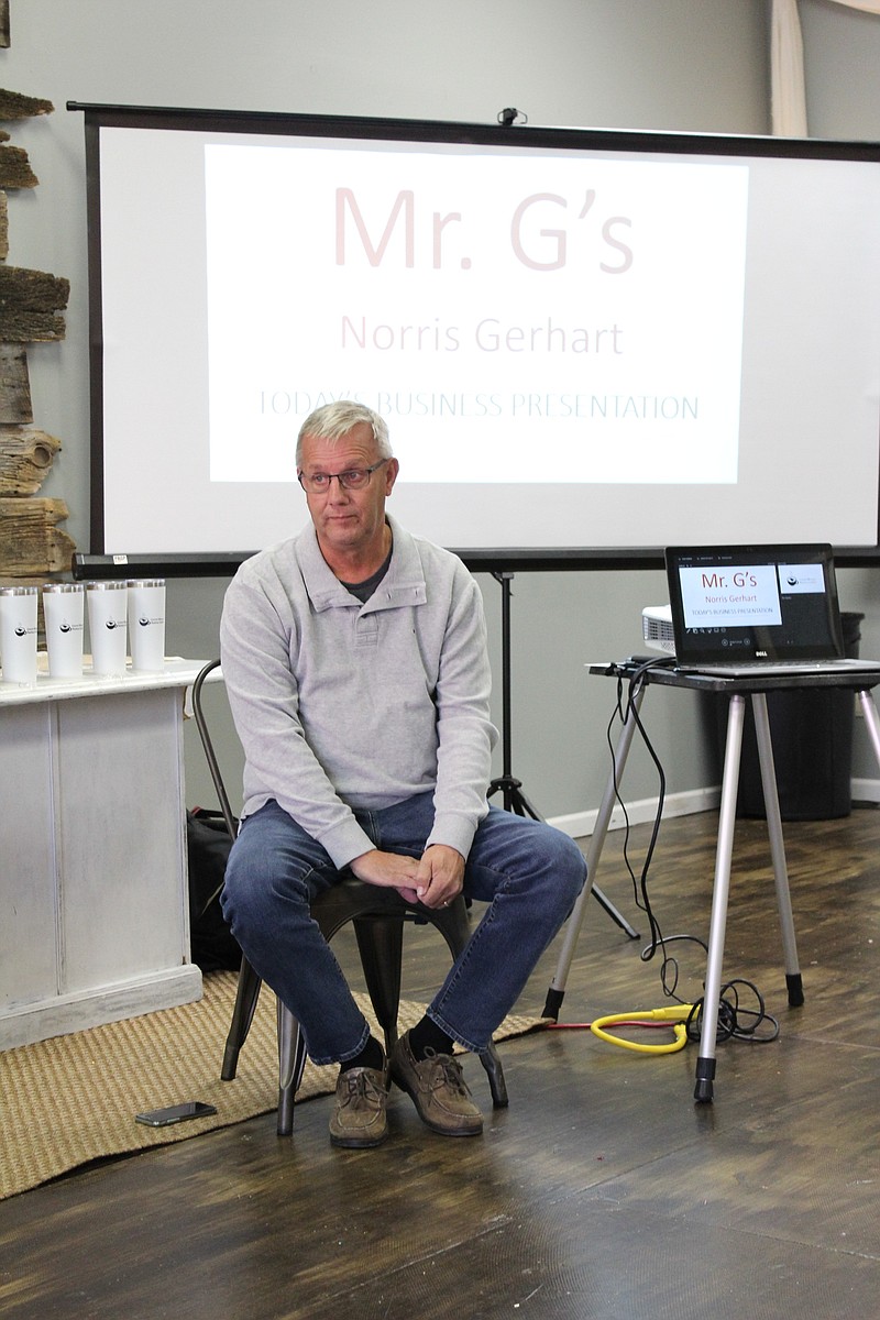 Mr. G's Liquor owner Norris Gerhart was the featured speaker at the October gathering of Central Missouri Business Leaders. Gerhart spoke to attendees about the trials and tribulations he's faced throughout a 40-year career.