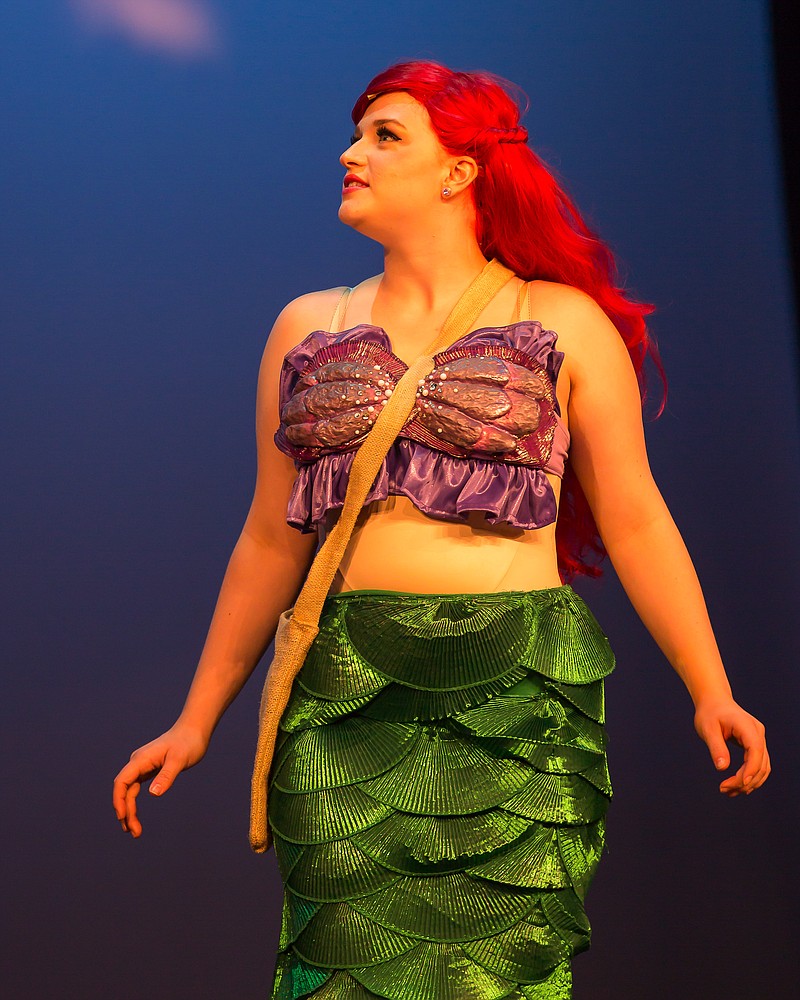 <p>Natalie Wittenberger portrays “Ariel” in The Little Theatre production of “The Little Mermaid” in 2016. News Tribune file photo</p>