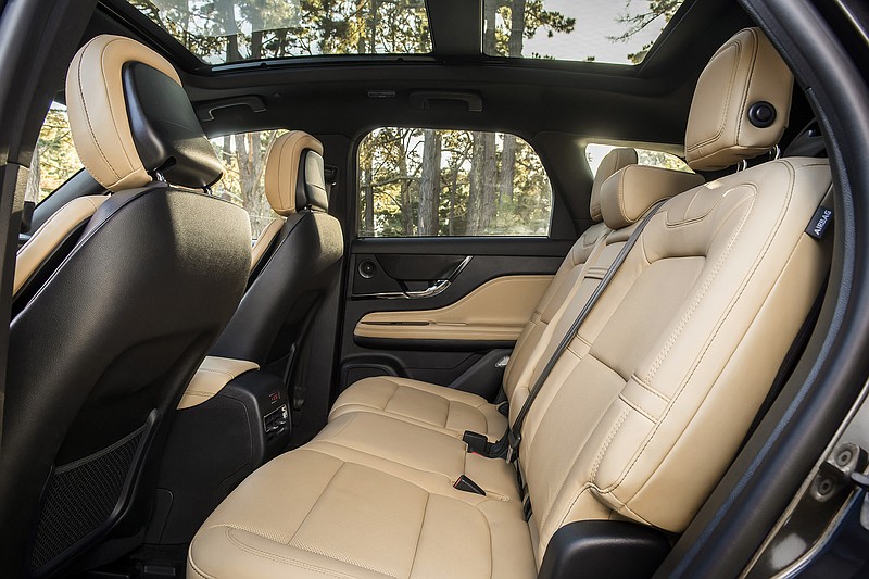 The 2020 Lincoln Corsair's interior features plush, hand-selected materials. (Lincoln/TNS)