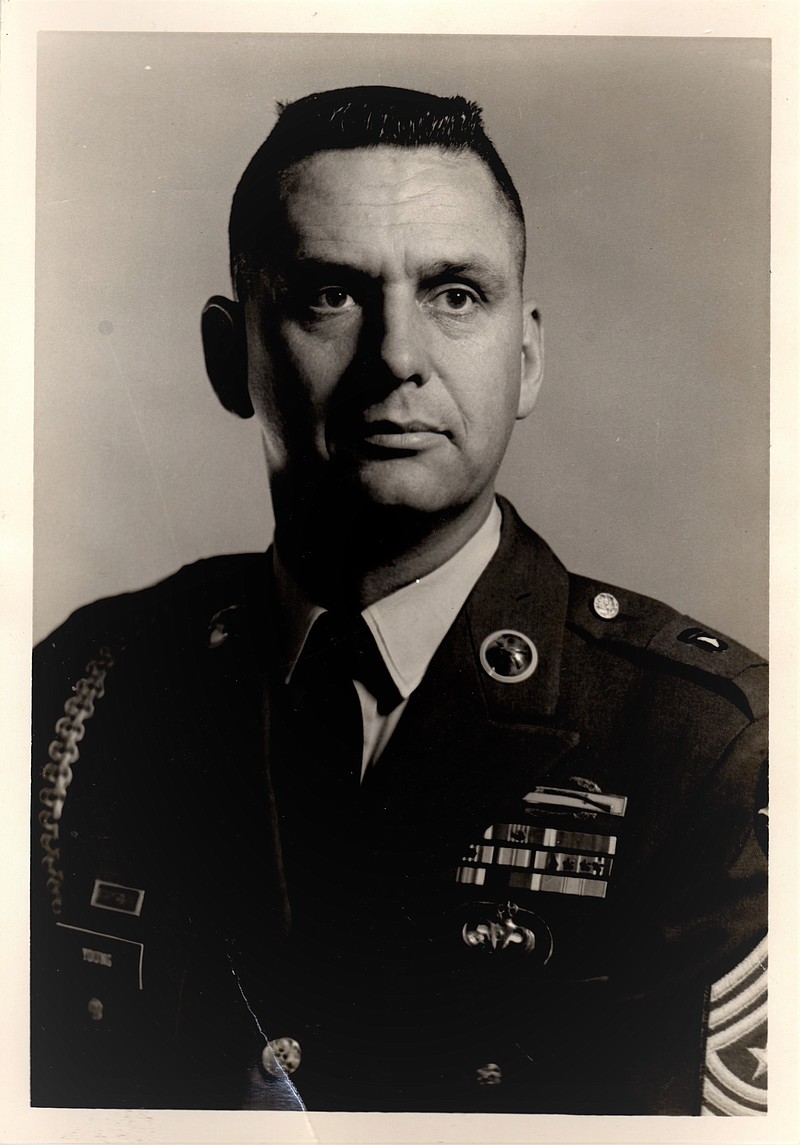 Command Sgt. Maj. Robert A. Young, of Green City, Missouri, had a prestigious 30-year career that began with service as a paratrooper in World War II and was later followed by two tours in Vietnam.