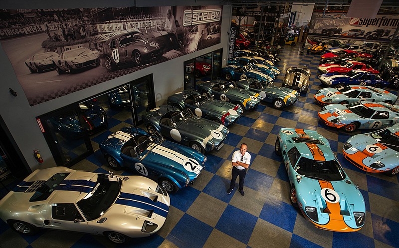 Lance Stander, CEO of Shelby Legendary Cars, the only company licensed to make present-day versions of Carroll Shelby's historic race cars like the Cobras, Daytona Coupes and GT40s. ¬(Allen J. Schaben/Los Angeles Times/TNS)