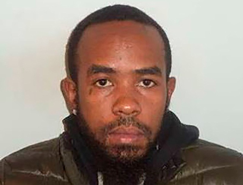 This undated photo provided by the Prince George's County Police Department shows Ricoh McClain. In a news release Tuesday, Nov. 12, 2019, police said they have identified and charged McClain in the fatal stabbing of a man outside a Popeyes restaurant in Maryland. (Courtesy of Prince George's County Police Department via AP)
