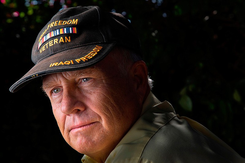 U.S. Army  Chaplain Col. Robert Blessing (Ret.), an Episcopal priest, suffers from PTSD after two combat tours in Iraq. He helps other combat veterans as part of his healing process. (Howard Lipin/San Diego Union-Tribune/TNS)
