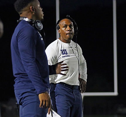 Lincoln coach Malik Hoskins will return next season to lead the Blue Tigers' football program.