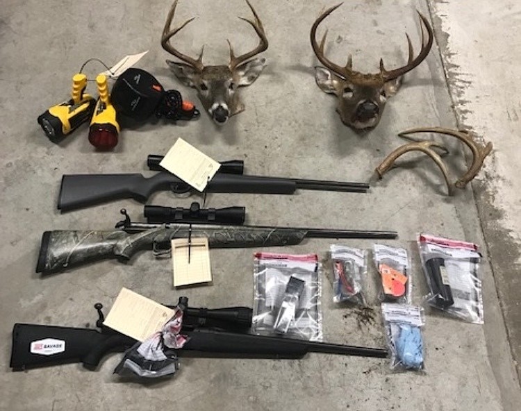 A call to the Operation Game Thief hotline led Missouri Department of Conservation agents and the Miller County Sheriff's Office to arrest Harold P. Piatt, 23, of Tuscumbia, and confiscation of related items.