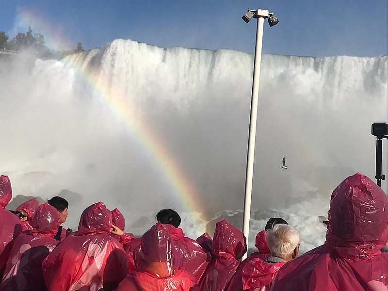 A view of Niagara Falls from the Maid of the Mist Ferry. (Photo submitted by Nelda Dunn)