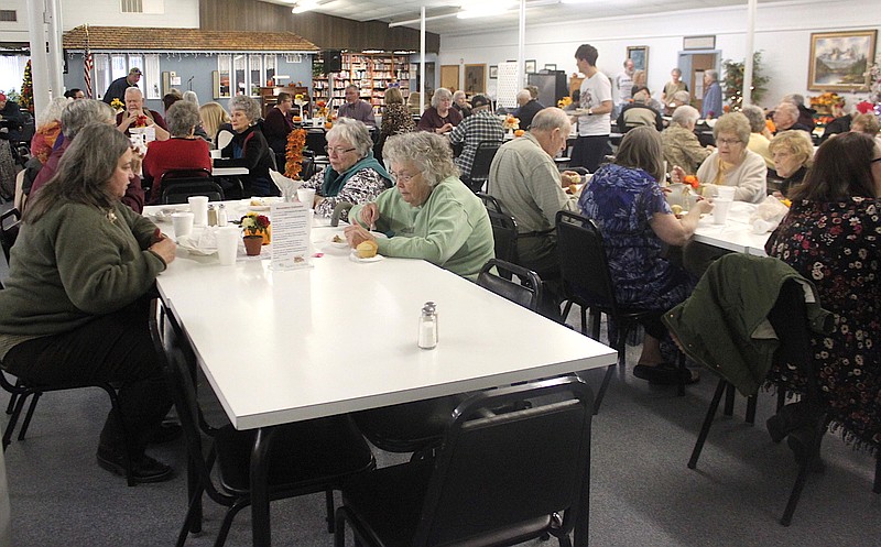 The Ministerial Alliance's Thanksgiving meal was held Nov. 28, 2019, at the California Nutrition Center.