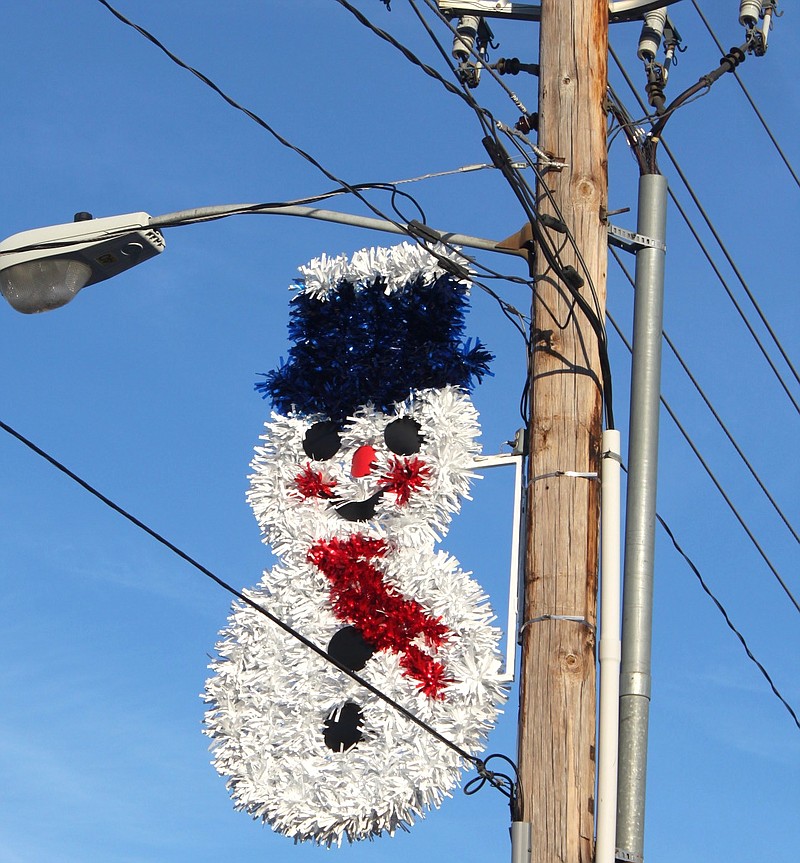 Frosty the Snowman recently found a new home overlooking Buchanan Street for the holiday season. 