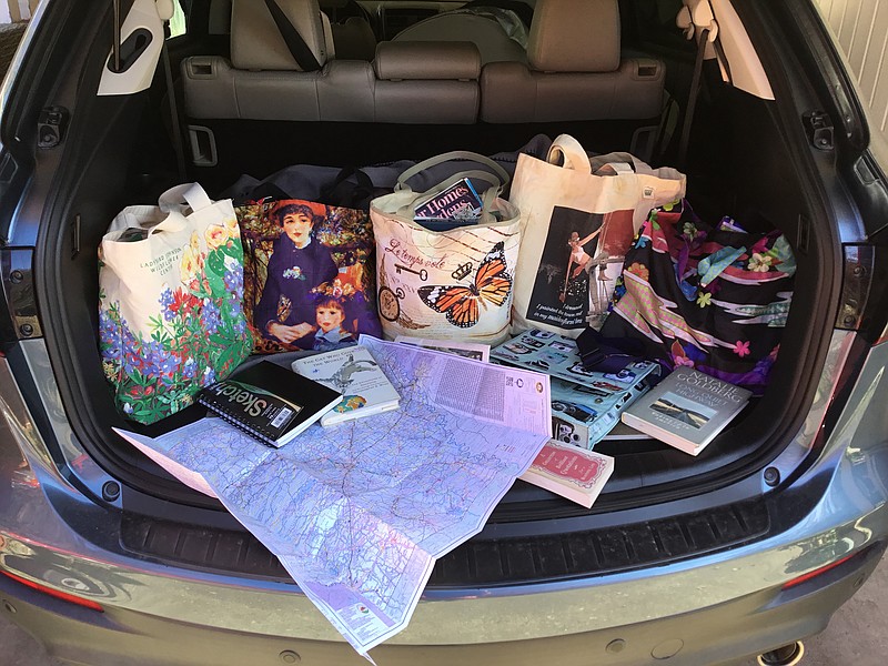 There are many styles of book bags. But any of them — assuming a book is inside — will take you anywhere you want to go. (Photo by  Christy Busby Worsham))