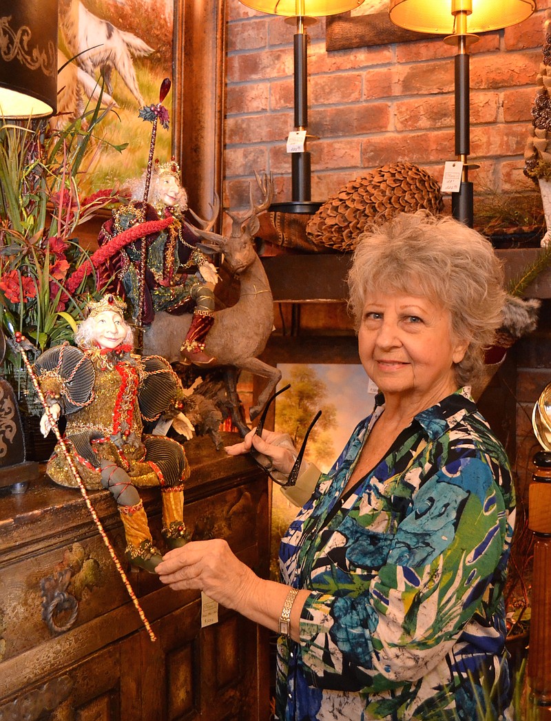 Marie Barfoot of Marie's Interiors has been in the local decorating business for 40 years. (PHOTO BY KATE STOW)
